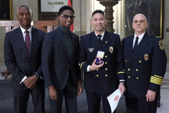 Cleveland Firefighters Snag Top Honor After Daring Downtown Scaffold Save