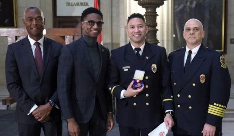 Cleveland Firefighters Snag Top Honor After Daring Downtown Scaffold Save