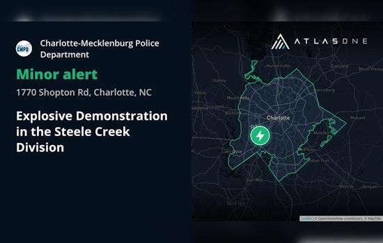 Steele Creek Shaken As CMPD Stages Mystery Blast Demo