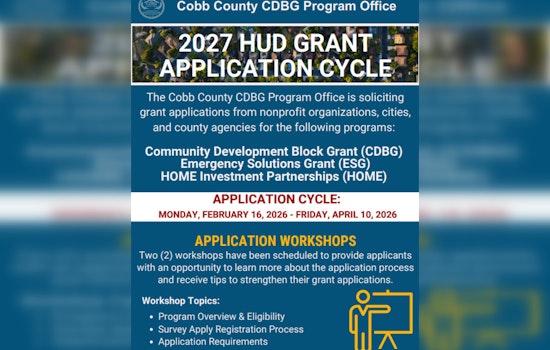 Cobb County Announces 2027 HUD Grant Application Cycle