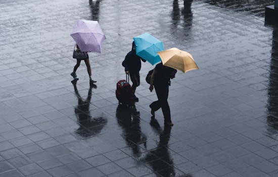 Cold North Wind Hits Charlotte as Rainy Sunday Continues