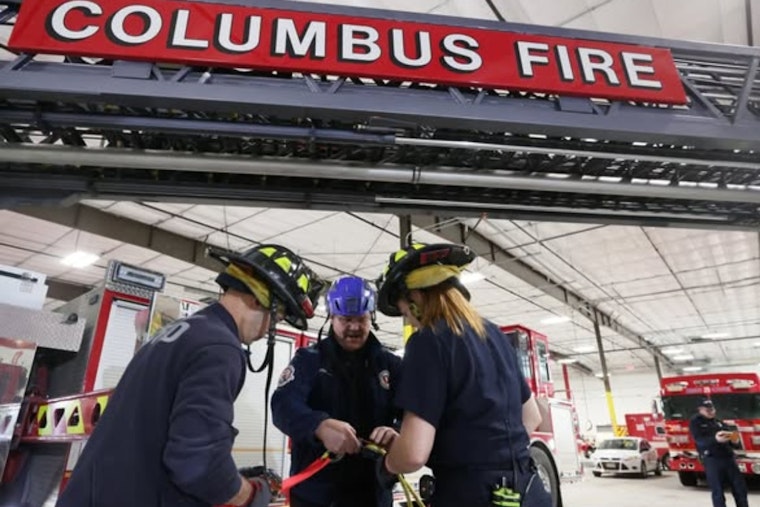 Columbus Firefighters Ramp Up Rescue Skills with Specialized Grain Bin Training