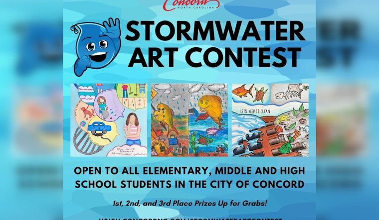 Concord Launches Stormwater Art Contest to Encourage Environmental Awareness Among Youth