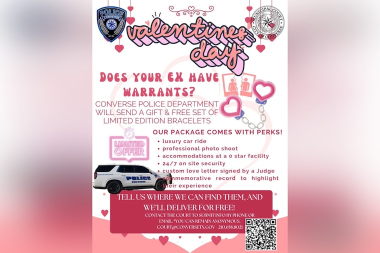 Converse Cops Want to Be Your Valentine if You Have a Warrant