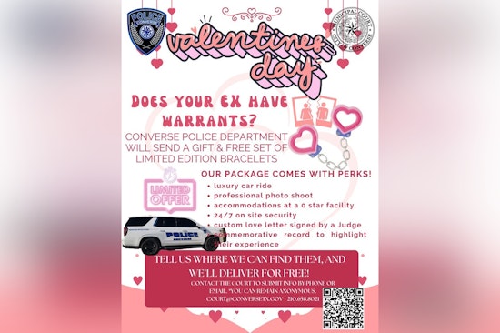 Converse Cops Want to Be Your Valentine if You Have a Warrant
