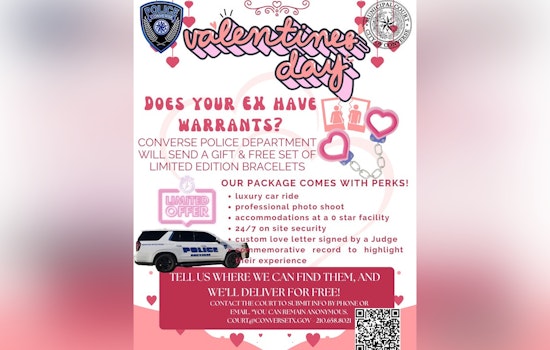Converse Cops Want to Be Your Valentine if You Have a Warrant