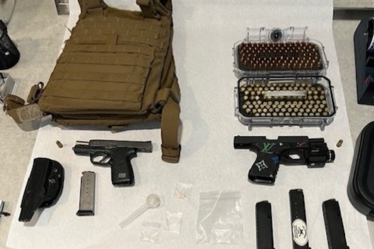 Cops Bust Sleeping Driver Packin' Guns, Drugs at El Cajon's Tuttle Park