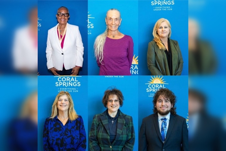 Coral Springs Celebrates Contributions of Six Individuals with Lynne Johnson Awards at City Hall Ceremony