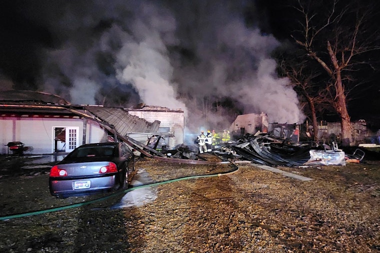 Covington Bravest Briefly Trapped As Ceiling Crashes In Pre-Dawn Blaze