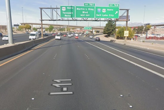 Cow Chaos at Vegas Spaghetti Bowl as Semi Flips, 16 Cattle Killed