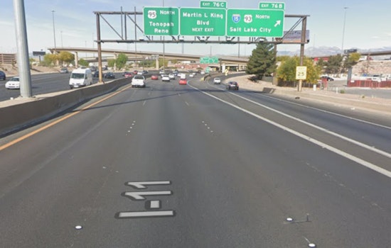 Cow Chaos at Vegas Spaghetti Bowl as Semi Flips, 16 Cattle Killed