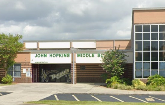 Coyote Crashes John Hopkins Middle Campus, Then Slips Away
