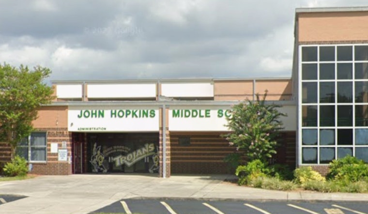 Coyote Crashes John Hopkins Middle Campus, Then Slips Away