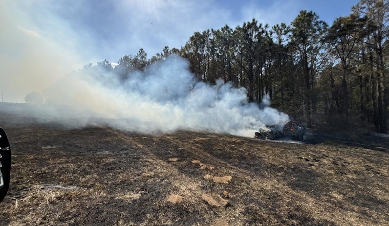 Dade City Area Wildfire Successfully Contained as Pasco County Issues Emergency Burn Ban Amid Dry Conditions