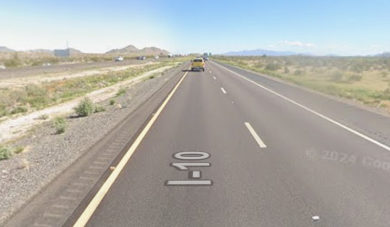 Deadly I-10 Chaos Near Buckeye as Car Slams Semi, Shuts Eastbound Lanes