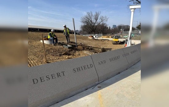 Desert Storm Memorial Rises By The Mall As 2026 Debut Nears