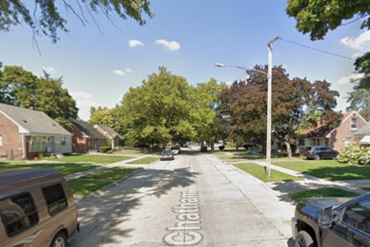Detroit Driver Walks Away As West Side Sinkhole Eats His Pickup