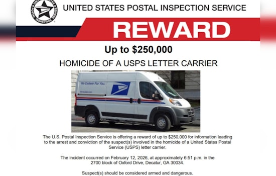 $250,000 Reward Offered for Information on Murder of USPS Mail Carrier in Decatur
