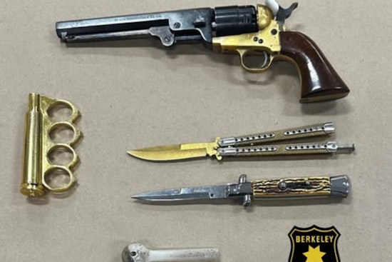 Downtown Berkeley Traffic Stop Nails Driver With Revolver, Knives and Brass Knuckles