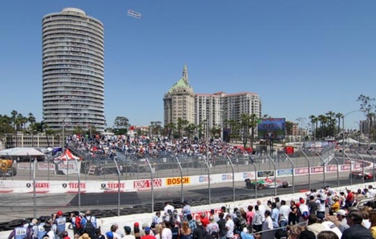 Downtown Long Beach Turns Into Pit Lane as Grand Prix Build Roars to Life