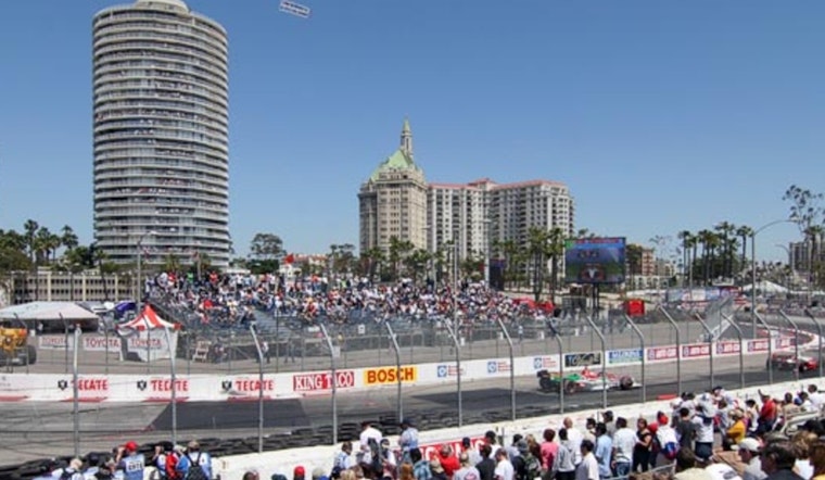 Downtown Long Beach Turns Into Pit Lane as Grand Prix Build Roars to Life