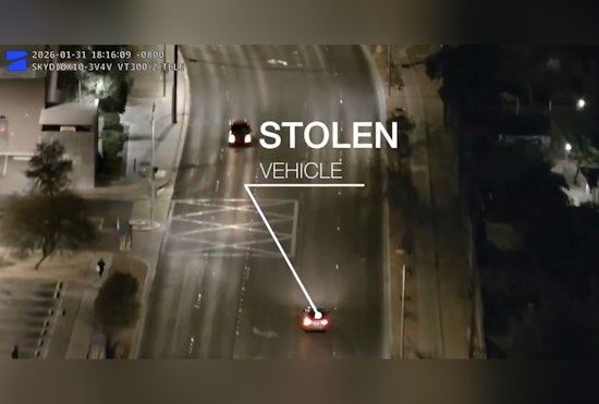 Downtown Vegas Drone Hunts Stolen Ride, Guides Cops To Doorstep