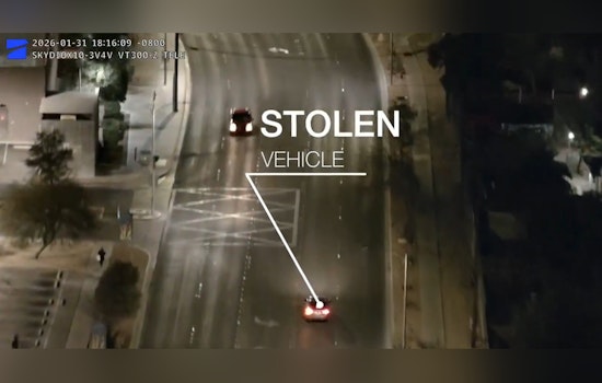 Downtown Vegas Drone Hunts Stolen Ride, Guides Cops To Doorstep