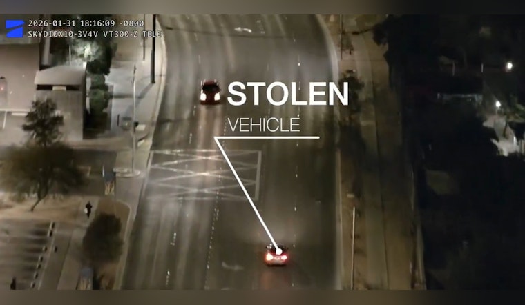 Downtown Vegas Drone Hunts Stolen Ride, Guides Cops To Doorstep