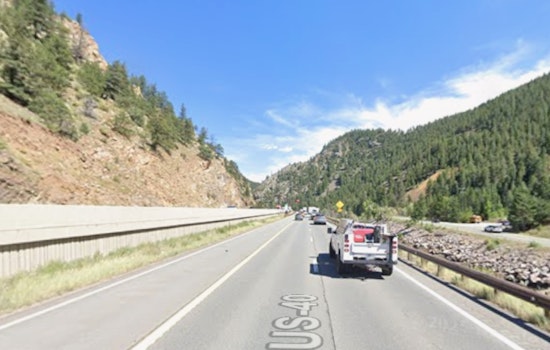 Driver Bolts from I-70 Crash Near Idaho Springs, Vanishes with Dog