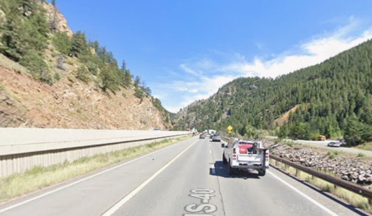 Driver Bolts from I-70 Crash Near Idaho Springs, Vanishes with Dog