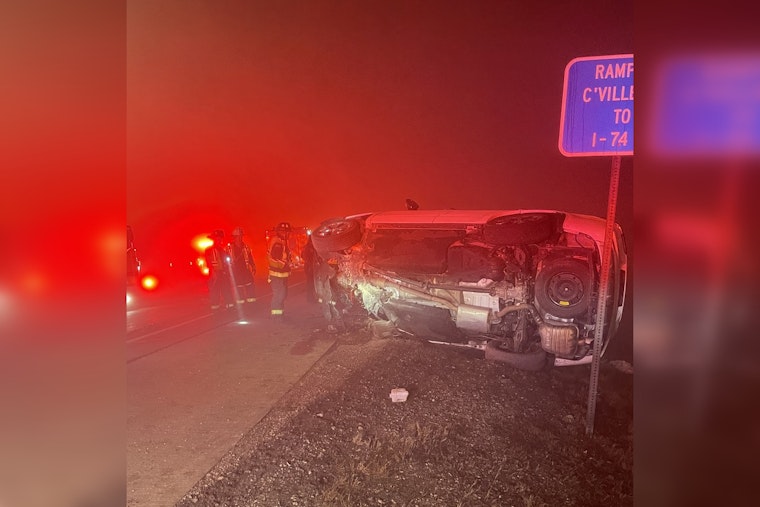 Driver in Critical Condition After Vehicle Chase Leads to Rollover and Fire on Crawfordsville Road, Speedway Firefighters Perform Heroic Extrication