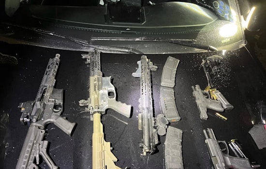 East Portland Mailbox Crash Ends In Late-Night Gun And Drug Haul