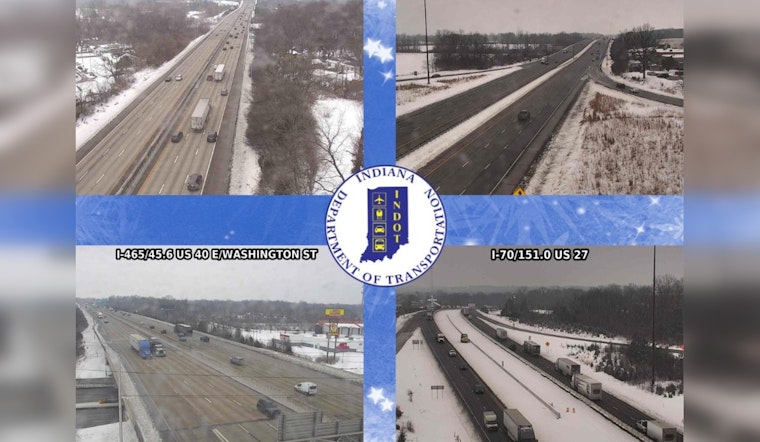 Efficient Snow Clearance by INDOT East Central Eases Commuter Delays in Rapid Morning Snowfall