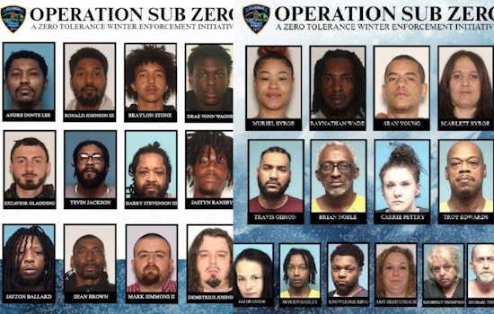 Elyria's Operation Sub Zero Nets 30 Arrests, Seizes Firearms and Narcotics in Crime Crackdown