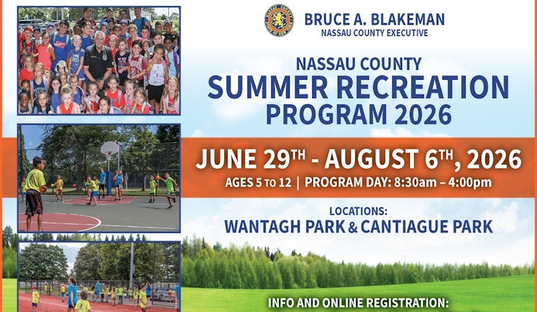 Enrollment Now Open for Nassau County Summer Recreation Program 2026 in Wantagh and Cantiague Parks