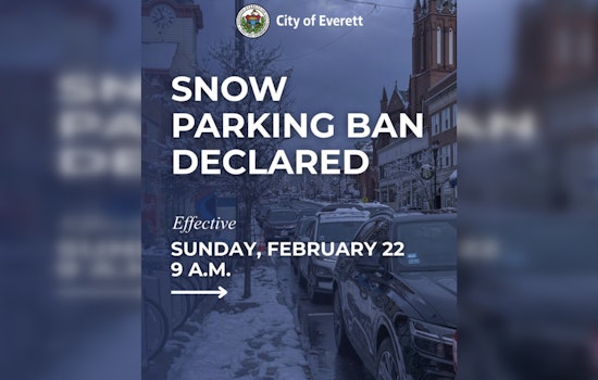 Everett Orders Cars Off Main Drags As Major Snowstorm Moves In