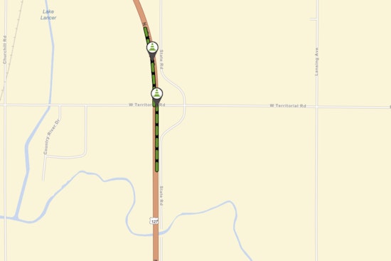 Expect Delays: US-127 Lane Closures Near Territorial Road in Jackson County for Comcast Utility Work This Sunday