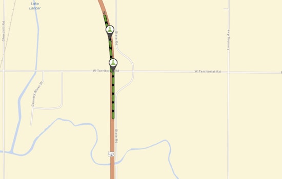 Expect Delays: US-127 Lane Closures Near Territorial Road in Jackson County for Comcast Utility Work This Sunday
