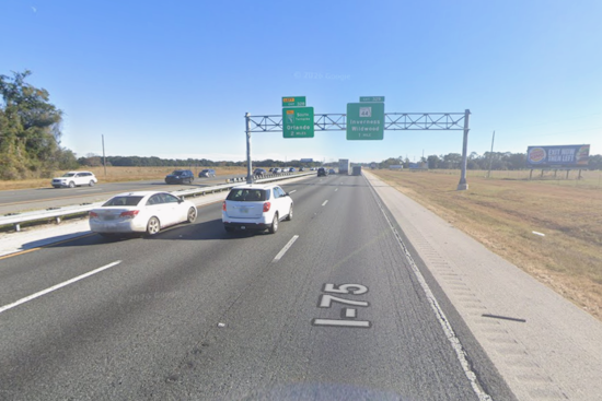 Fatal Crash on I-75 in Sumter County as Vehicle Plummets from Overpass, Triggering Traffic Chaos Near Wildwood