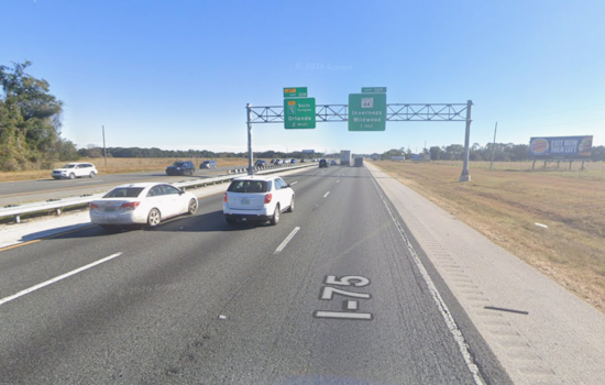 Fatal Crash on I-75 in Sumter County as Vehicle Plummets from Overpass, Triggering Traffic Chaos Near Wildwood
