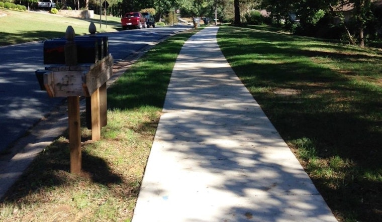 Fed-Up Charlotte Neighbors Build DIY Sidewalk On Deadly Harris Houston Stretch
