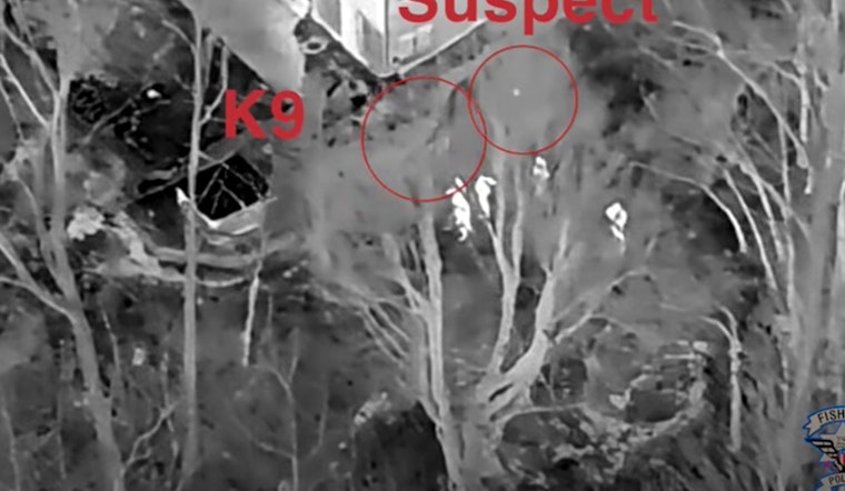 Fishers K9 And Drone Flush Out Wanted Man After Late-Night 104th Street Crash