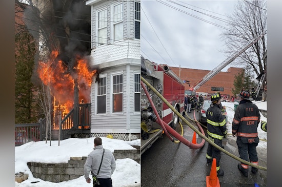 Fitchburg Myrtle Avenue Blaze, Firefighters Pull Man From Second-Floor Window