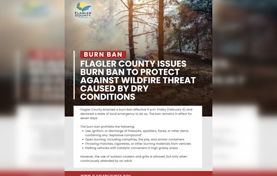 Flagler County Under Burn Ban Amidst Drought, Officials Declare Local State of Emergency