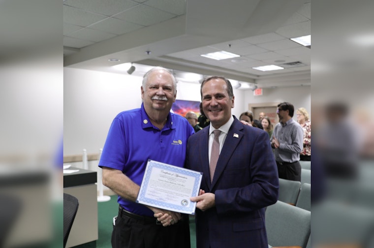 Fleming Island Veteran Captain Duane Mallicoat Honored for Service at Clay County BCC Meeting