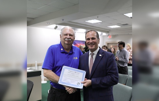 Fleming Island Veteran Captain Duane Mallicoat Honored for Service at Clay County BCC Meeting