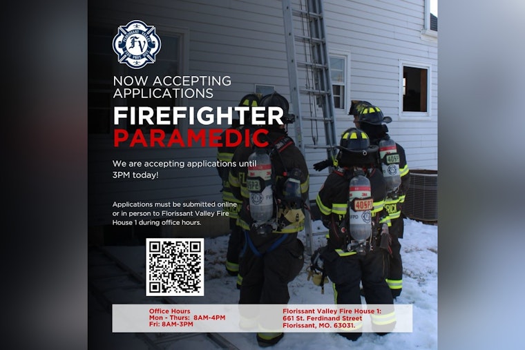 Florissant Valley Fire District Closes Application Window for Firefighter/Paramedic Roles