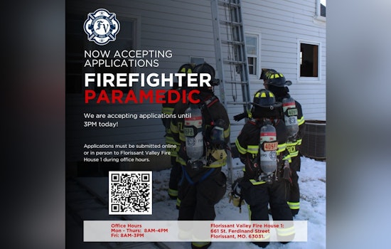 Florissant Valley Fire District Closes Application Window for Firefighter/Paramedic Roles