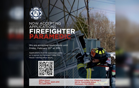 Florissant Valley Fire Protection District Seeks Firefighter/Paramedics to Serve Community