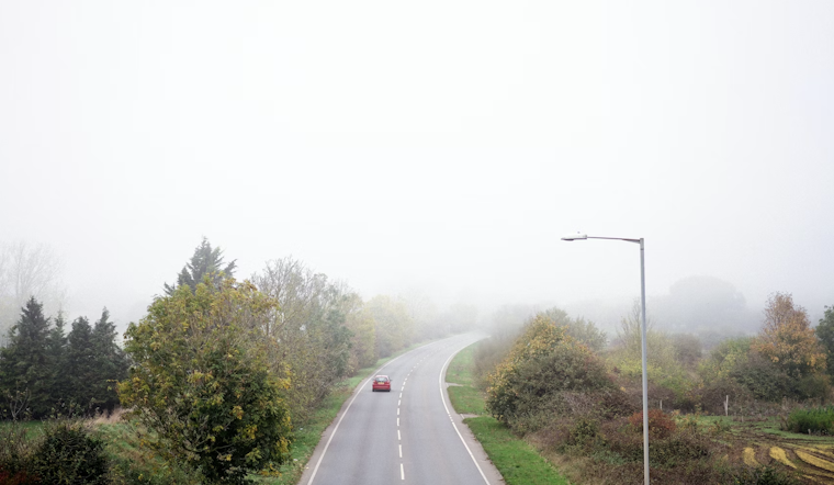 Fog And Fire Smoke Turn Alligator Alley Commute Into White-Knuckle Crawl